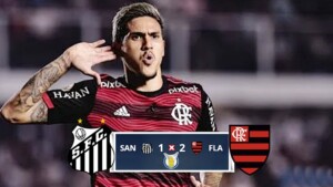 Gols de Santos x Flamengo: Mengão acorda e vence o Peixe na Vila Belmiro por 2 x 1