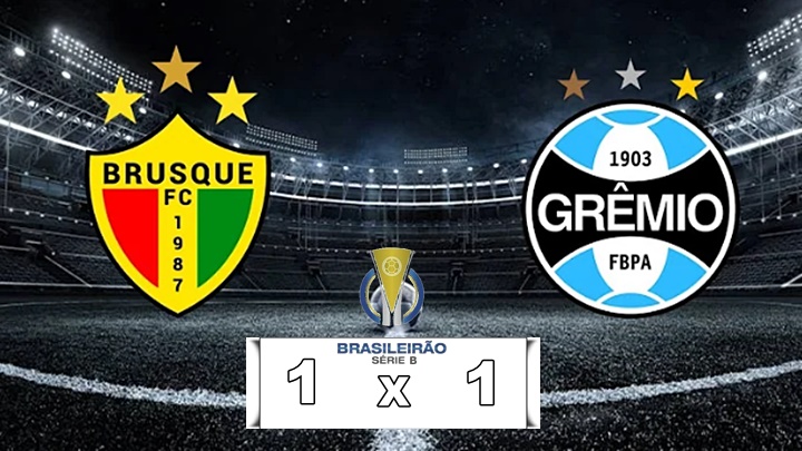 Gols e melhores momentos de Brusque x Grêmio pela Série B do Brasileirão
