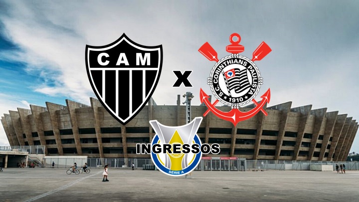 Ingressos para Atlético-MG x Corinthians pelo Brasileirão no Estadio do Mineirão