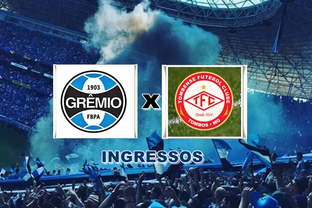 Ingressos para Grêmio x Tombense pela Série B na Arena Gremio