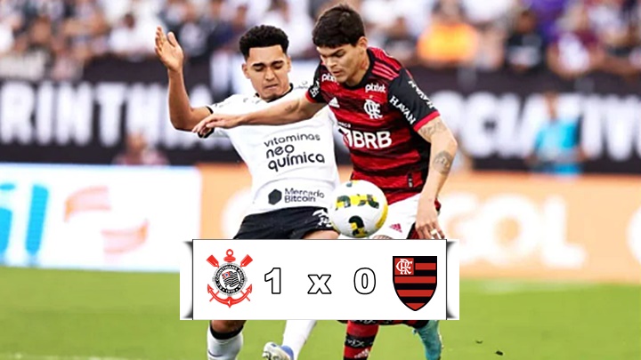 Melhores momentos Corinthians x Flamengo: Timão vence o Flamengo, por 1 a 0, com gol contra de Rodinei