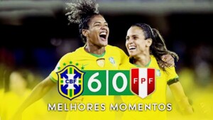 Gols de Brasil x Peru: seleção feminina goleia as peruanas por 6 x 0 na Copa América