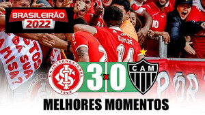 Gols de Inter x Atlético Mineiro: Colorado atropela o Galo com 3 x 0 no primero tempo no Beira-Rio