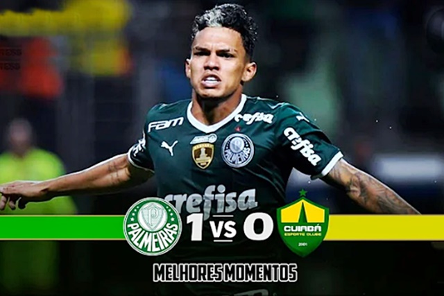 Melhores momentos e o gol da partida entre Palmeiras 1 x 0 Cuiaba pelo Campeonato Brasileiro