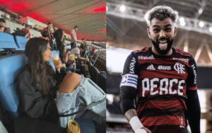 Vivendo romance com Gabigol, modelo se despede do Rio de Janeiro