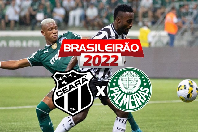 Onde assistir Ceará x Palmeiras ao vivo e online pelo Campeonato Brasileiro neste sábado