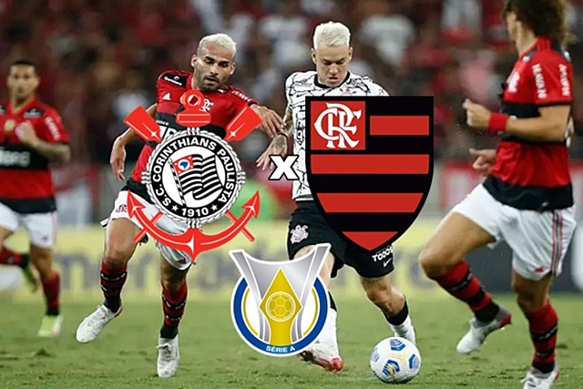 Onde assistir Corinthians x Flamengo ao vivo online de graça pelo Brasileirão neste domingo