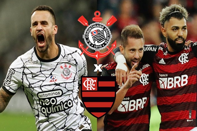 Onde assistir Corinthians x Flamengo ao vivo online pelo Brasileirão neste domingo