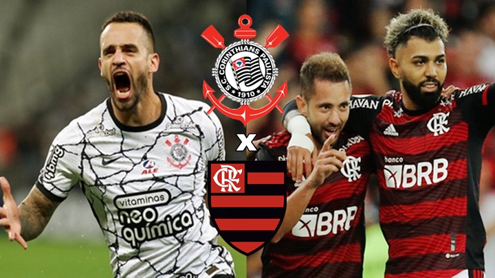 Onde assistir Corinthians x Flamengo ao vivo pelo Brasileirão neste domingo