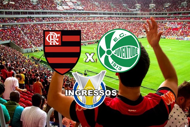 Preços e onde comprar ingressos para o jogo Flamengo x Juventude no Mané Garrincha pelo Brasileirão