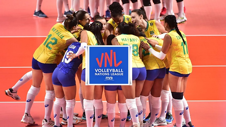 Saiba onde assistir ao vôlei Servia x Brasil pela semifinal da Liga das Nações de Vôlei Feminino