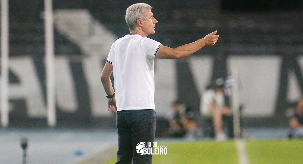 Botafogo: Luis Castro comenta pressão por resultados na temporada. (Foto: Reprodução)