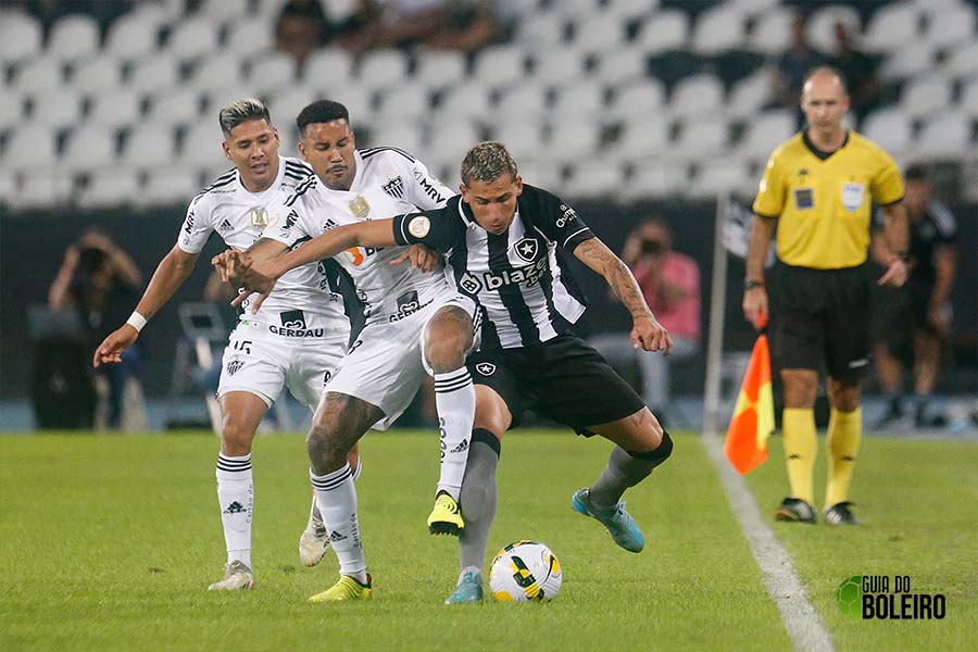 Botafogo perde para o Atlético-MG no Nilton Santos e Luis Castro comenta sobre a partida. (Foto: Reprodução)