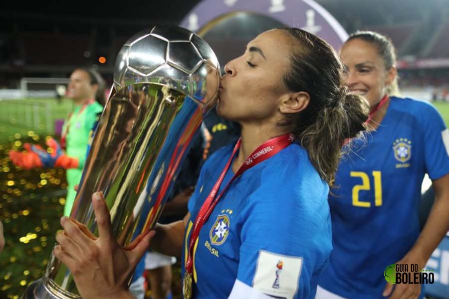Seleção Brasileira vai em busca do 8º título da Copa América Feminina: saiba tudo sobre o torneio que começa nesta sexta-feira (08). (Foto: Reprodução)