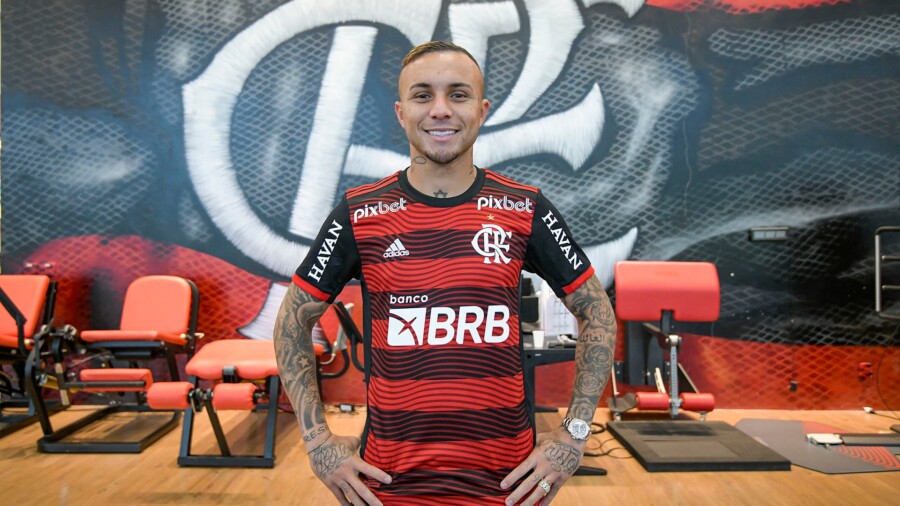 Cebolinha com camisa do Flamengo