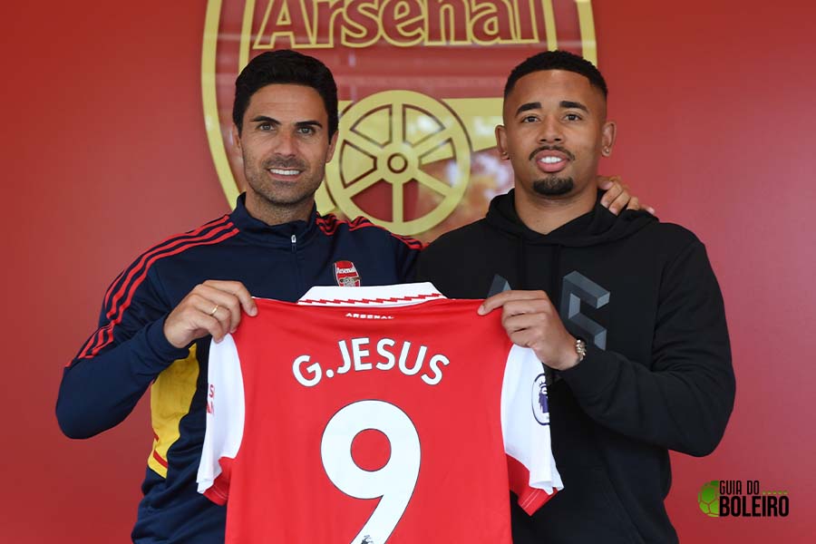 Gabriel Jesus é o novo reforço do Arsenal. (Foto: Reprodução)