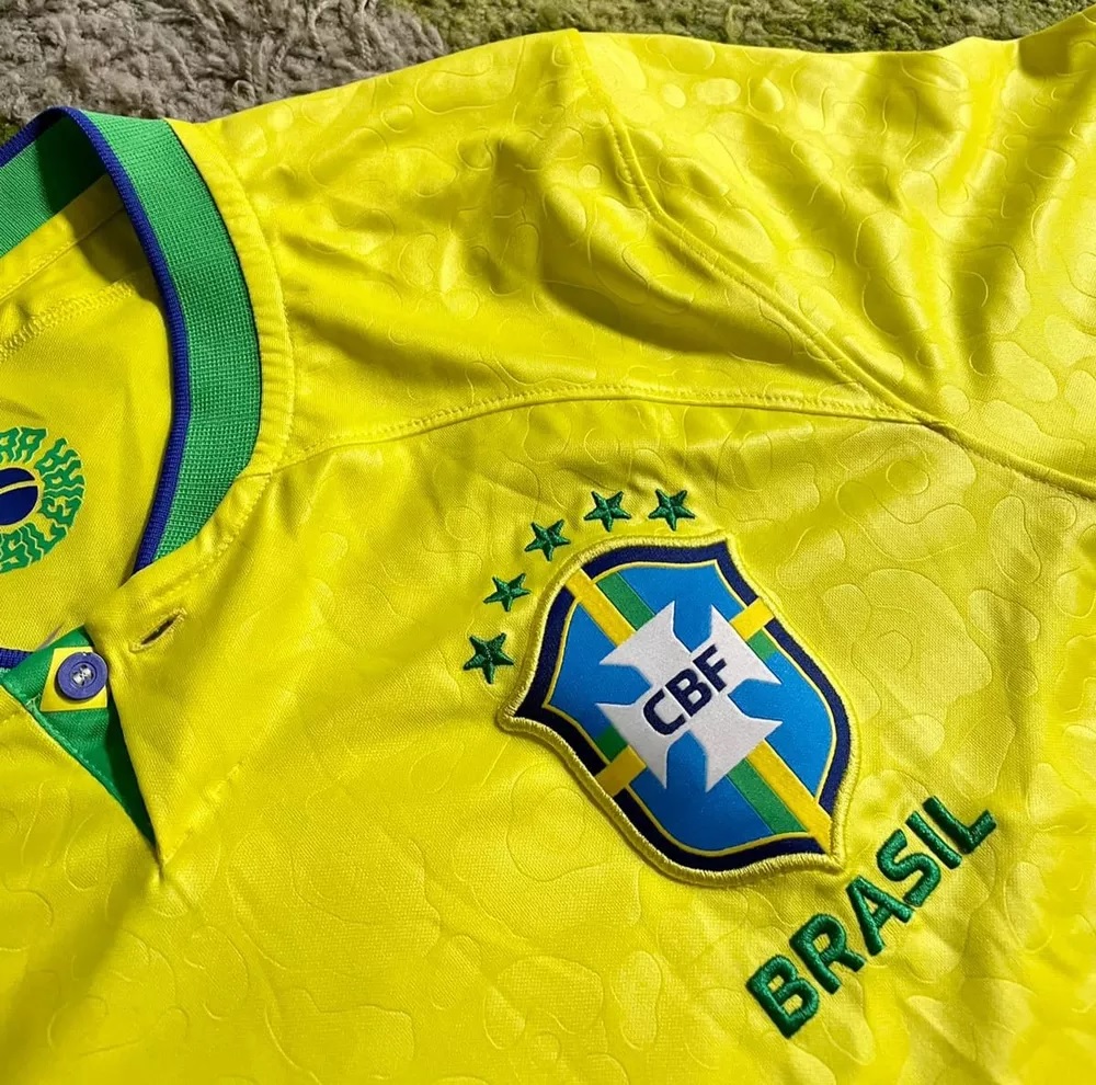 Camisa da seleção brasileira Brasil na Copa do Mundo de 2022