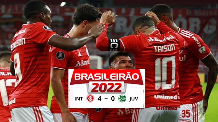 Gols de Inter x Juventude: Inter goleia o Juventude por 4 a 0 no Beira-Rio