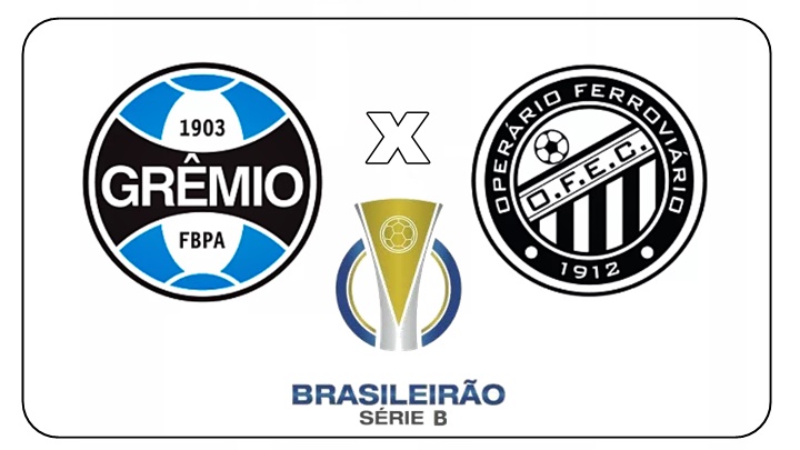 Grêmio x Operário ao vivo: como assitir ao jogo online e na Tv pela Série B do Brasileiro