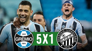 Gols de Grêmio x Operário: Tricolor goleia Operário por 5 x 1 e chega a 17 jogos de invencibilidade