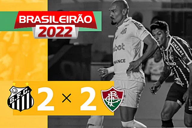 Melhores momentos e gols de Santos 2 x 2 Fluminense pela 20ª rodada do Campeonato Brasileiro