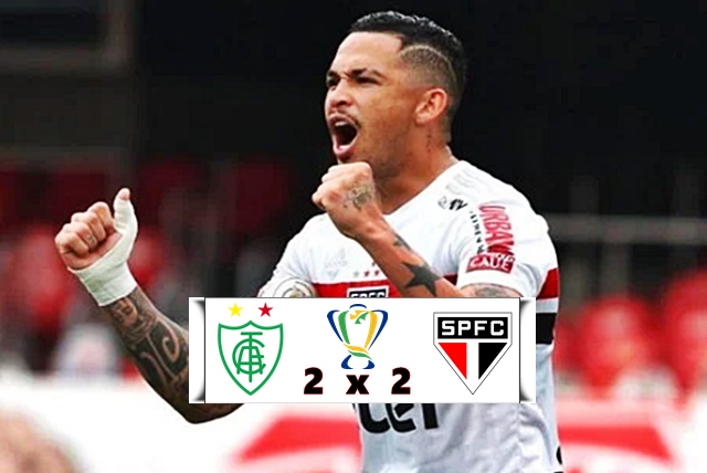 Melhores momentos e gols de São Paulo 2 x 2 America-MG pela Copa do Brasil