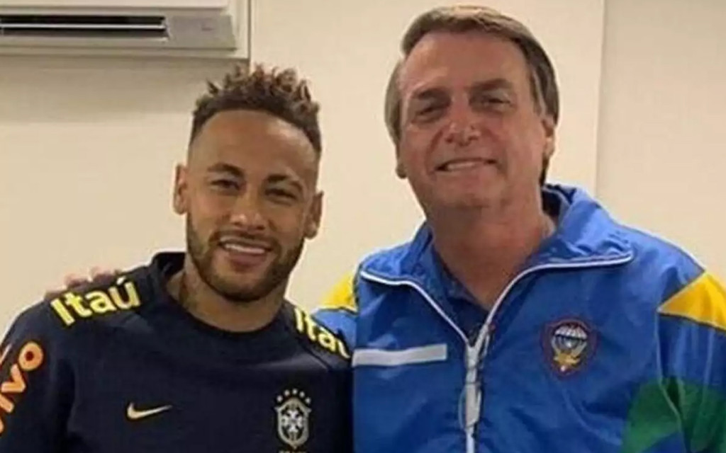 Neymar e Jair Bolsonaro