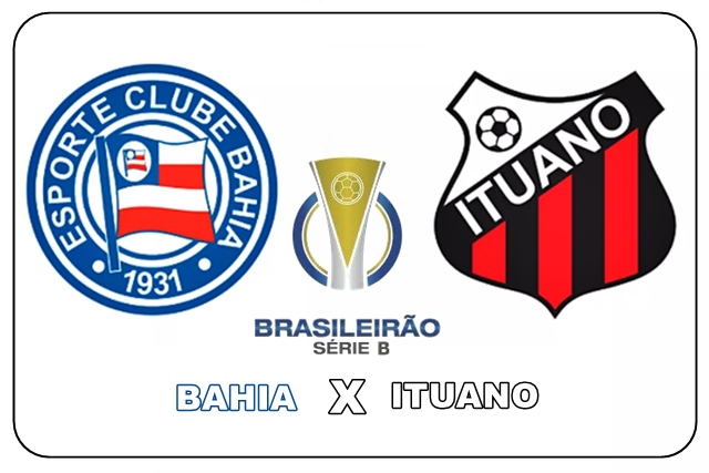 Onde assistir Bahia x Ituano ao vivo e online pela Série B do Brasieirão nesta sexta-feira, 11 de agosto