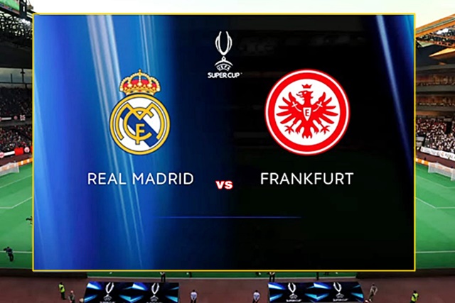 Onde assistir Real Madrid x Eintracht Frankfurt ao vivo e online pela Supercopa da Uefa