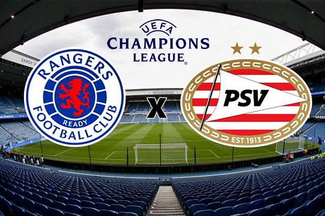 Rangers x PSV ao vivo nesta terça-feira playoffs da Liga dos Campeões