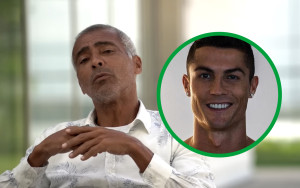 “É impossível”, dispara Romário sobre a possiblidade de Cristiano Ronaldo chegar aos mil gols