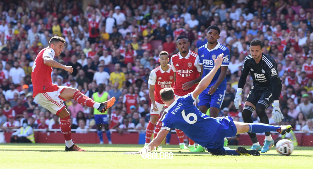 Gols e melhores momentos de Arsenal 4 x 2 Leicester pelo Campeonato Inglês, com show de Gabriel Jesus. (Foto: Reprodução)