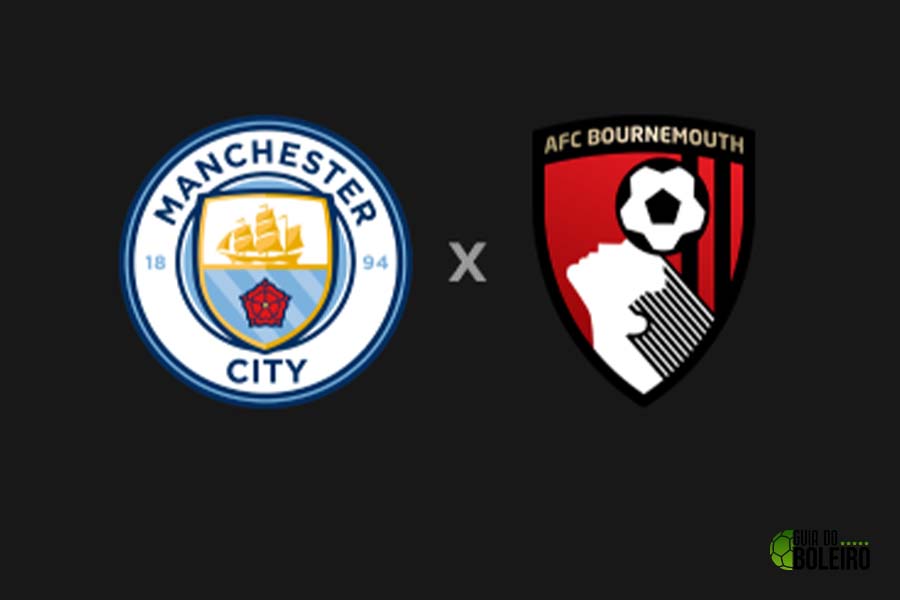 Manchester City x Bournemouth ao vivo e online neste sábado (13) pelo Campeonato Inglês. (Foto: Reprodução)