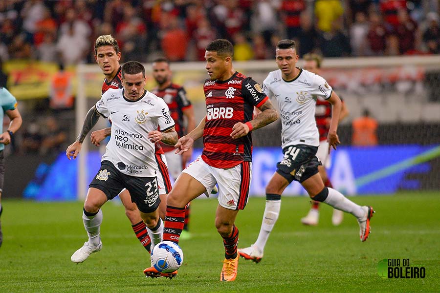 Flamengo x Corinthians: Jogando fora de casa, Timão tem que quebrar tabu de 7 anos. (Foto: Reprodução)