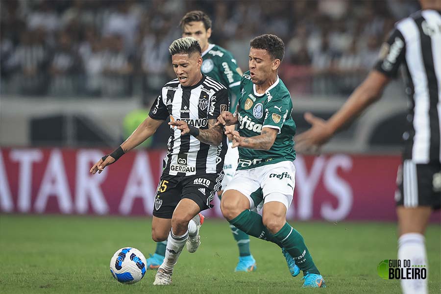 Escalações de Palmeiras e Atlético-MG para o jogo decisivo da Libertadores. (Foto: Reprodução)
