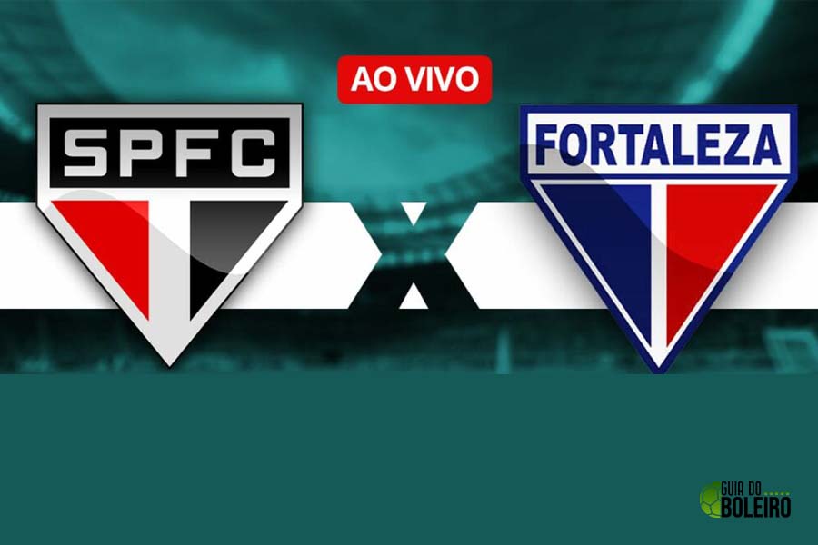 São Paulo x Fortaleza ao vivo pelo Campeonato Brasileiro neste domingo (28). (Foto: Reprodução)