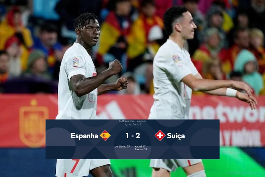 Gols de Espanha x Suíça Adversários do Brasil na Copa, Suíços vencem Espanhóis 