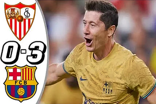 Gols de Sevilla 0 x 3 Barcelona pelo Campeonato Espanhol 2022-23