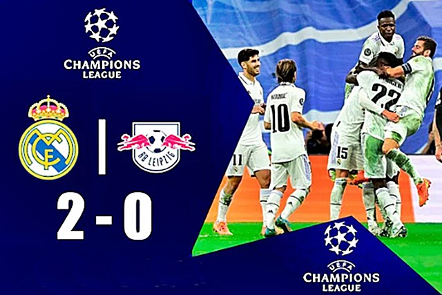 Gols e melhores momentos de Real Madrid 2 x 0 RB Leipzig pela Champions League
