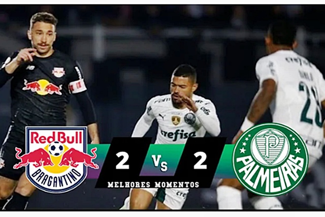 Melhores momentos e gols de Bragantino 2 x 2 Palmeiras pelo Campeonato Brasileiro neste sábado