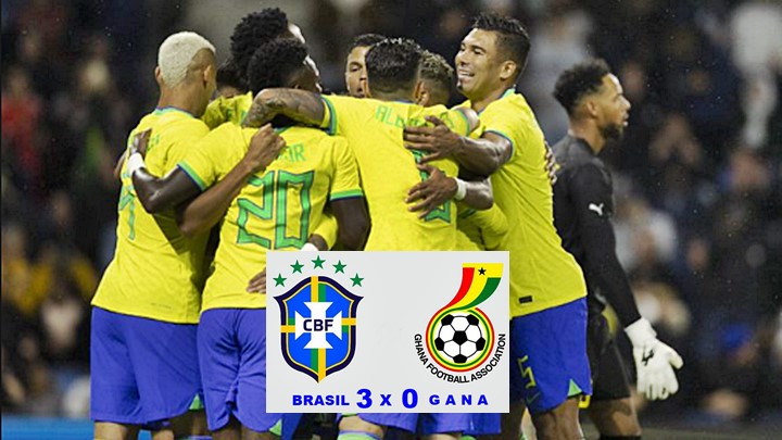 Gols de Brasil x Gana: Seleção vence amistoso por 3 x 0 com um de Rafinha e dois de Richarlison
