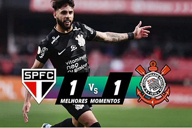 Melhores momentos e gols de São Paulo 1 x 1 Corinthians neste domingo pelo Brasileirão