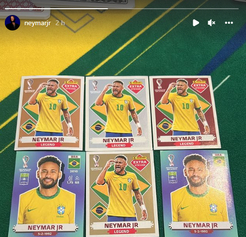 Arquivo de Corte Álbum da Copa do Mundo+brinde Legend Neymar