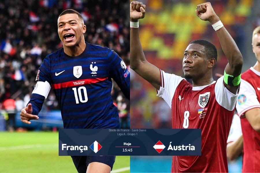 Onde assistir França x Áustria ao vivo na UEFA Nations League