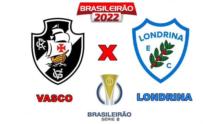 Onde assistir Vasco x Londrina ao vivo pela 32ª rodada da Série B do Campeonato Brasileiro