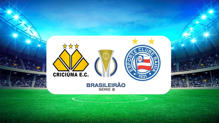 Saiba onde assistir Criciúma x Bahia ao vivo pelo Campeonato Brasileiro Série B