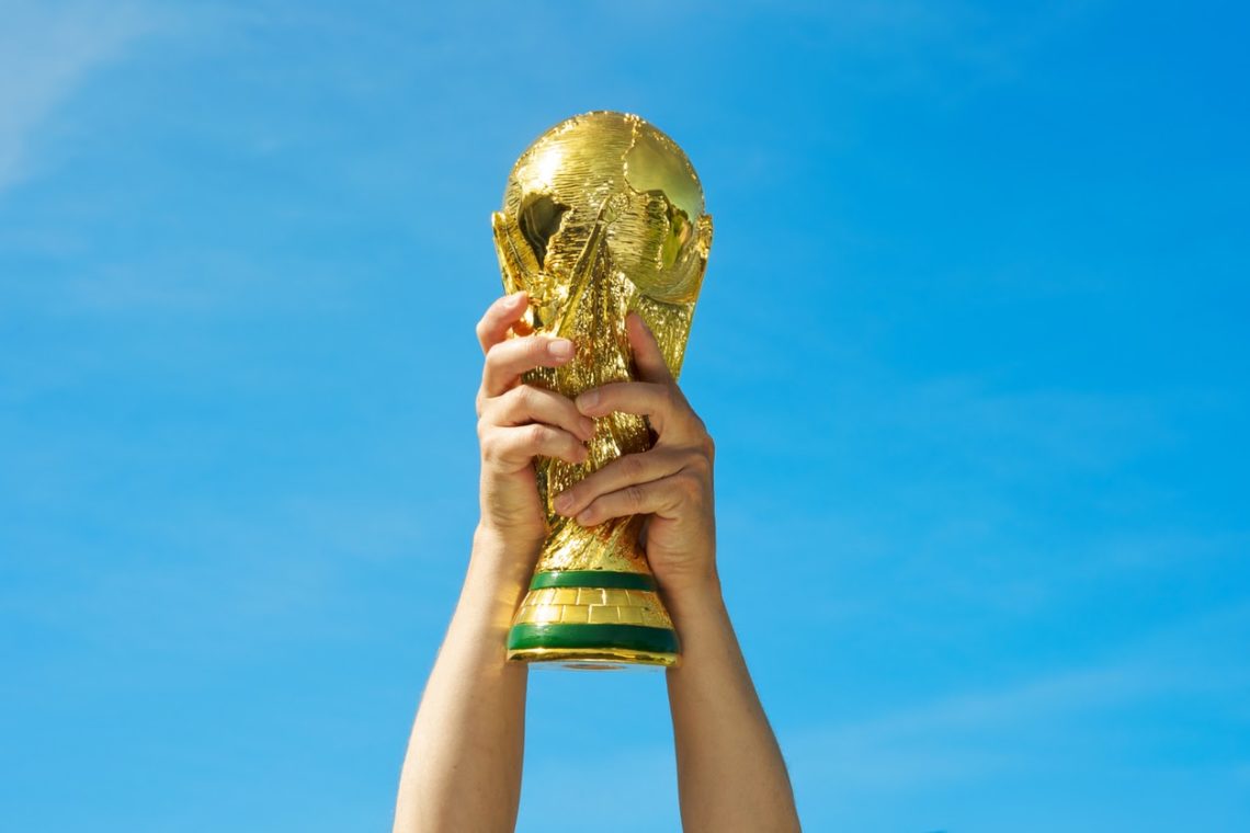 Taça da Copa do Mundo que será entregue ao campeão em 2022