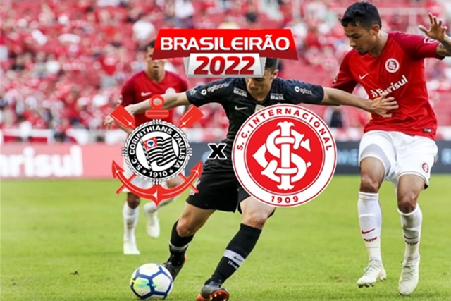 Veja onde assistir Corinthians x Internacional ao vivo pelo Brasileirão 2022 neste domingo