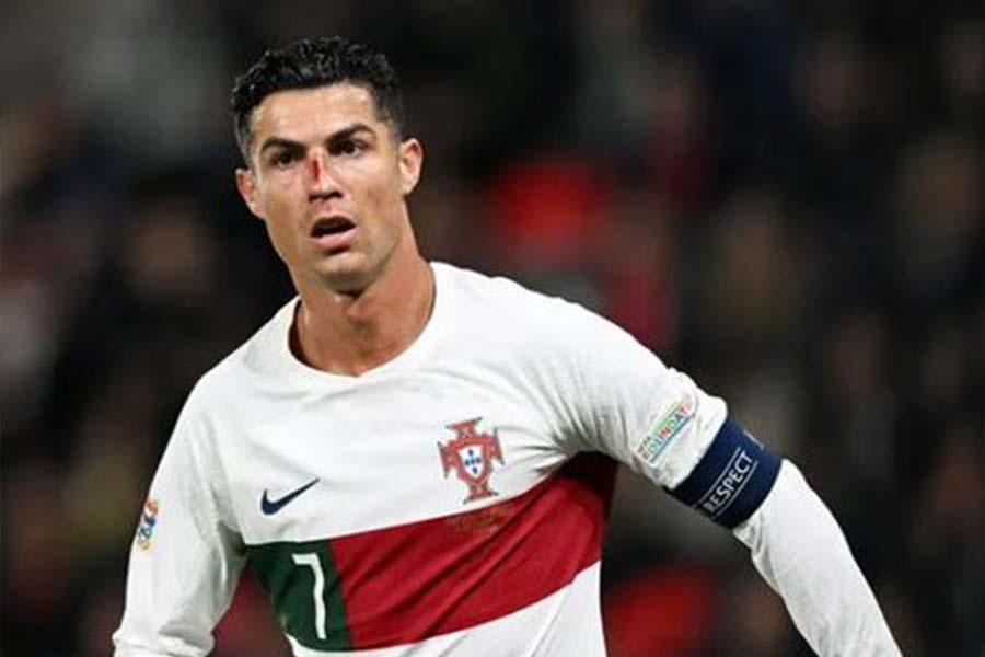 Cristiano Ronaldo tem titularidade contestada por parte da imprensa portuguesa. (Foto: Reprodução)