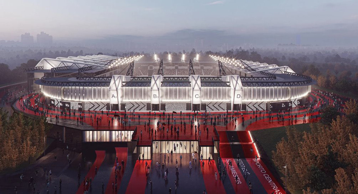 Novo Estádio do Flamengo: Vice-presidente do clube revela capacidade. (Foto: Reprodução)